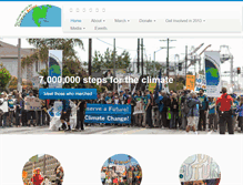 Tablet Screenshot of climatemarch.org
